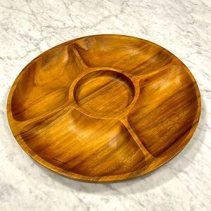 Crate&Barrel Wooden Serving Dish
